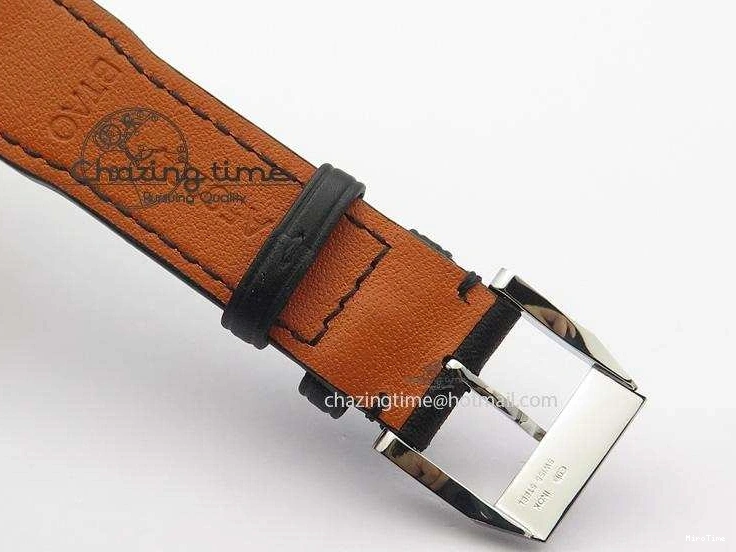 MIROTIME 0212 Mark XVIII IW327001 SS Mk Maker Best Edition Black Dial On Black Leather Strap A SunProtective 7299